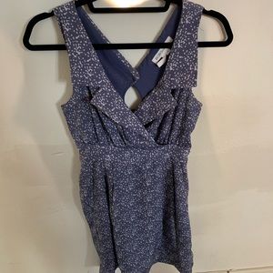 BCBG pocketed dress with peak a boo back detail